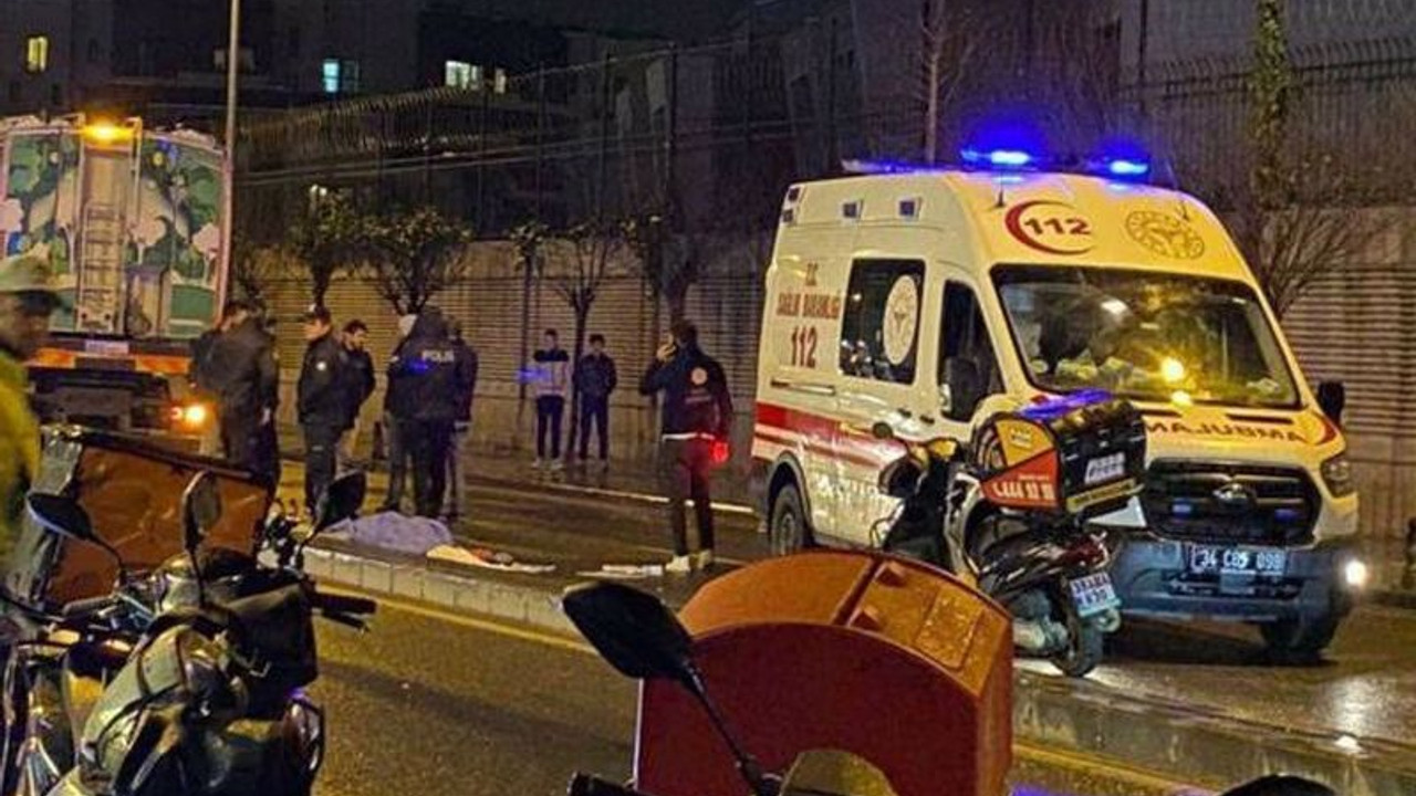 İstanbul'da 17 yaşındaki motokurye hayatını kaybetti