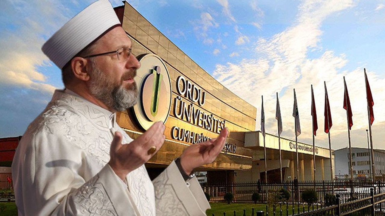 Diyanet İşleri Başkanı Erbaş’ın ailesine üniversitede 'adrese teslim' atama