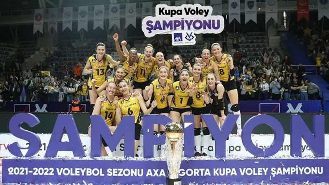 Kupa Voley'de şampiyon VakıfBank