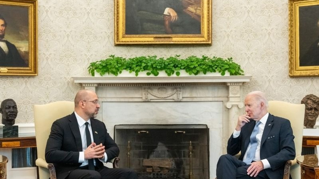 Ukrayna Başbakanı Beyaz Saray'da Biden'la görüştü