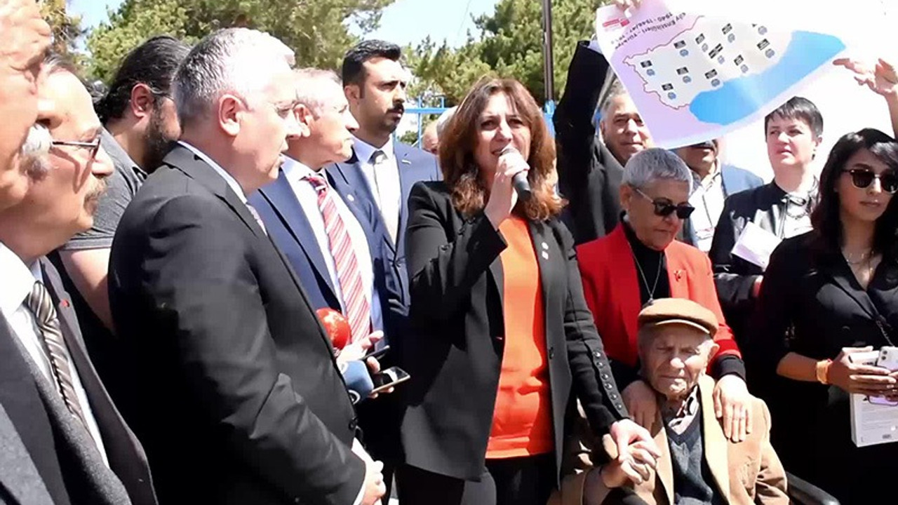 CHP heyeti Pazarören Köy Enstitüsü'ne alınmadı