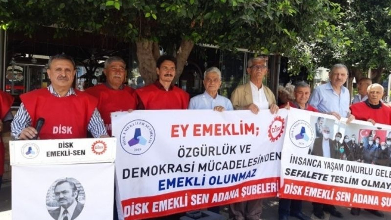 Emekliler: 1 Mayıs’ta iş, emek, özgürlük talebiyle alanlardayız