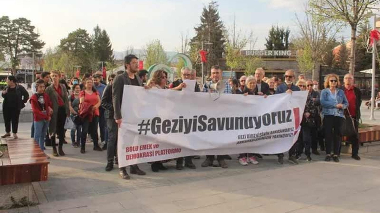 Bolu'daki Gezi Parkı davası eylemine saldırı girişimi