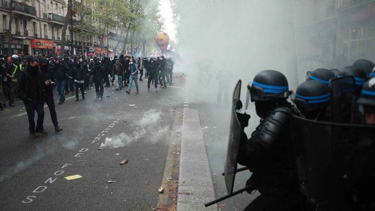 Paris’te 1 Mayıs: 54 kişi gözaltına alındı