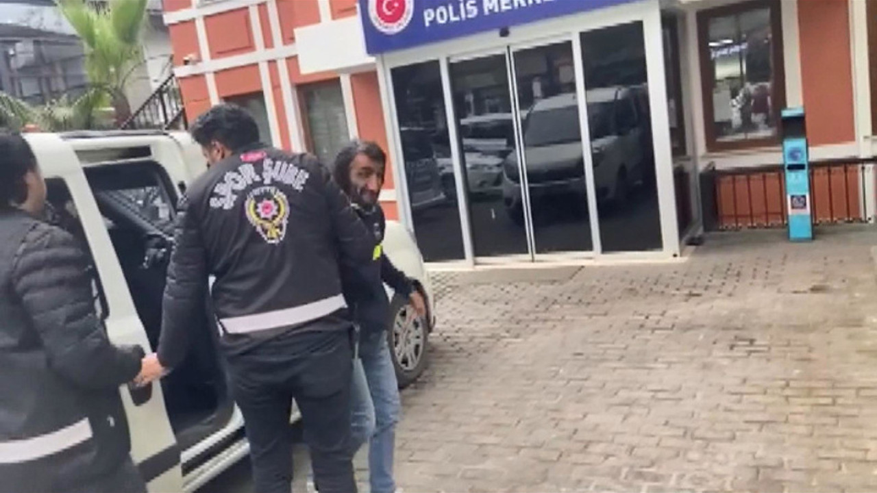 'Rambo Okan' gözaltında: Trabzonspor'un şampiyonluk bayrağını indirmeye çalışmıştı
