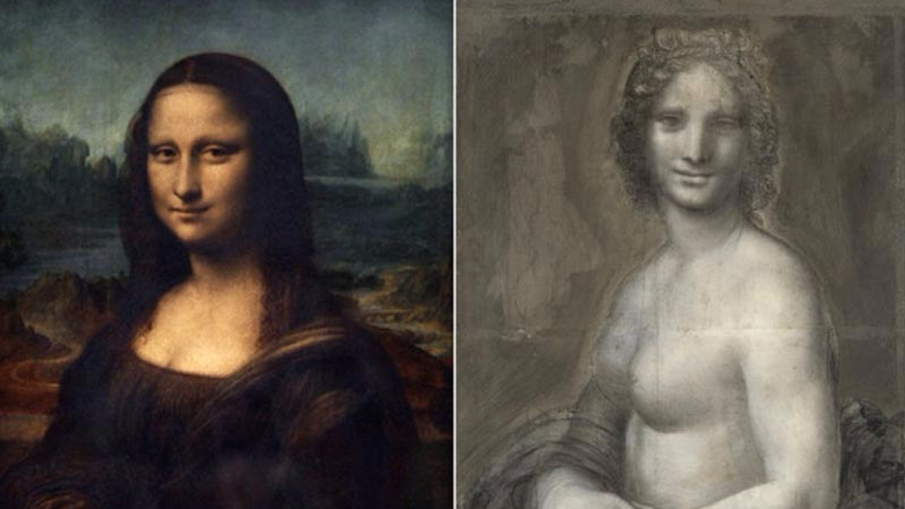 Mona Lisa'nın nü taslağı bulundu