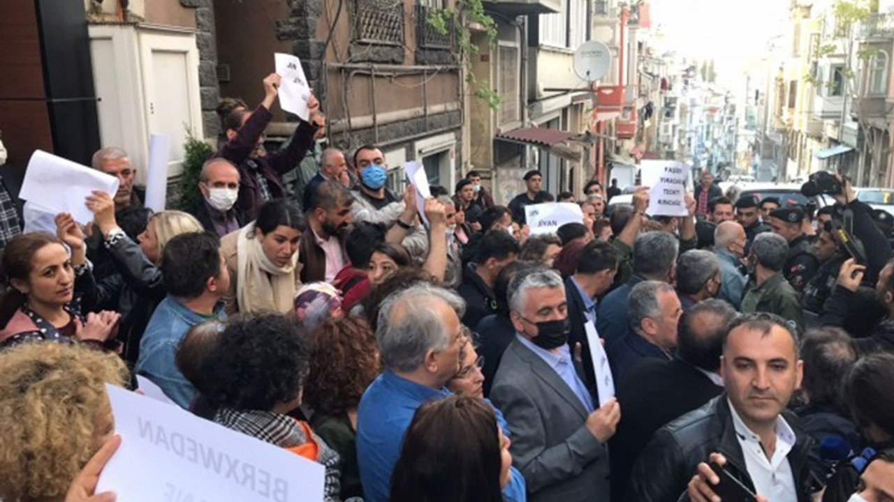 HDP’ye yönelik provokasyon İstanbul'da protesto edildi