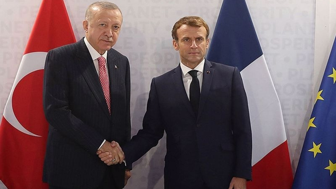 Erdoğan ile Macron arasında telefon görüşmesi