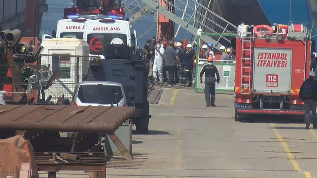 Tuzla'da bulunan bir tersanede patlama meydana geldi: Yaralılar var