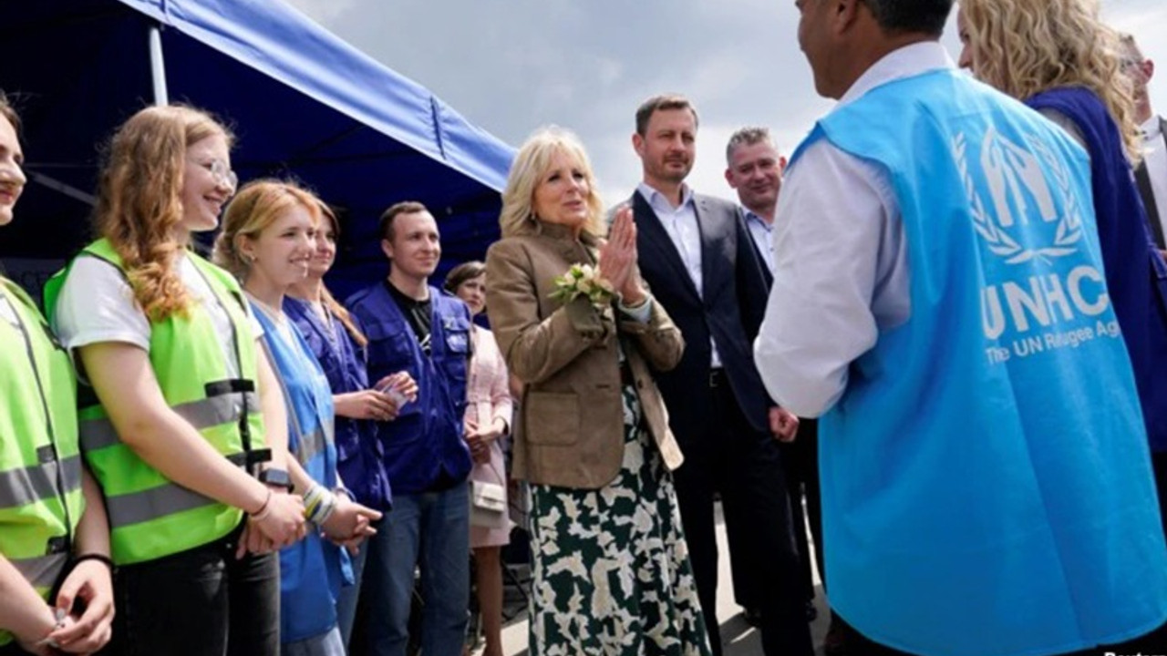 First lady Jill Biden, Ukrayna'yı ziyaret etti