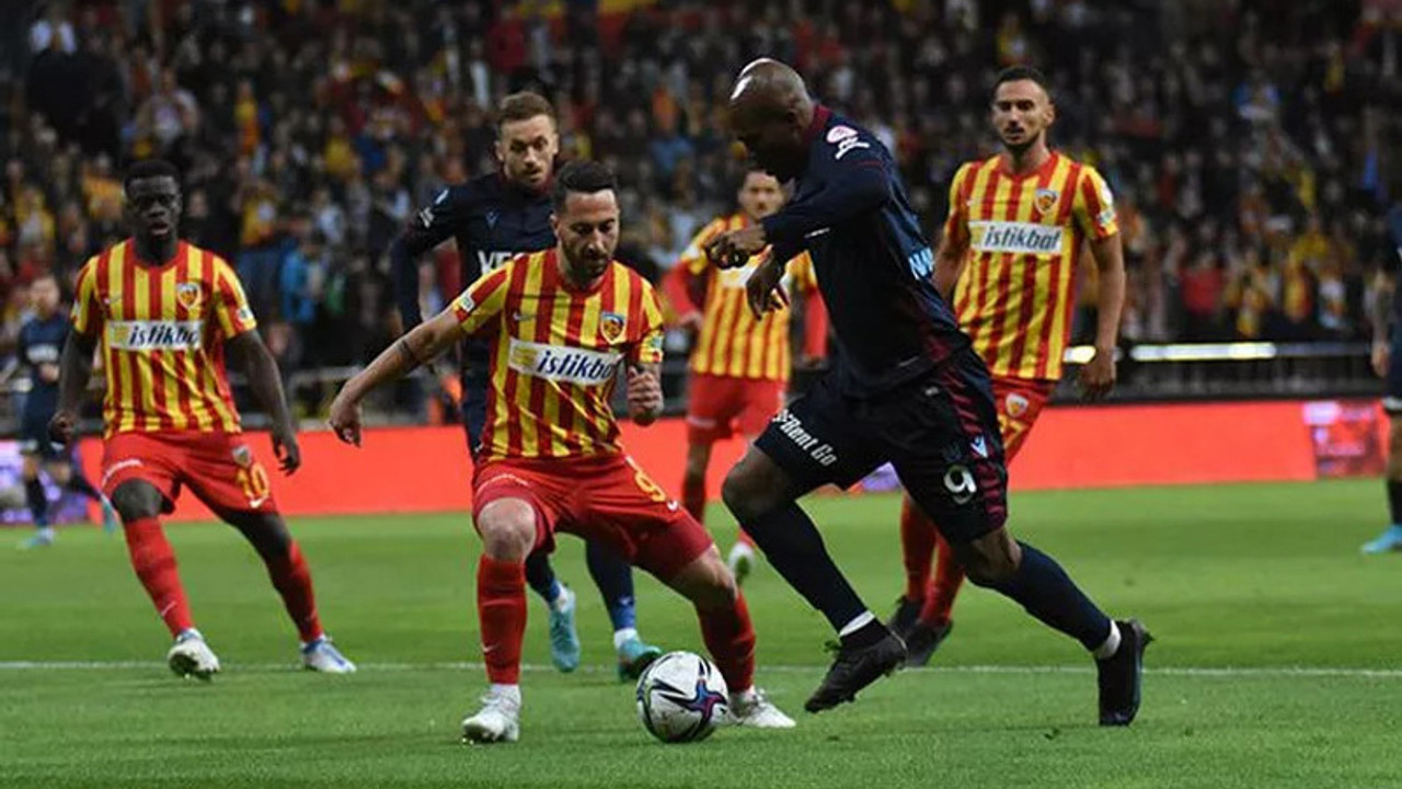 Kayserispor Trabzonspor'u 4-2 yenerek eledi