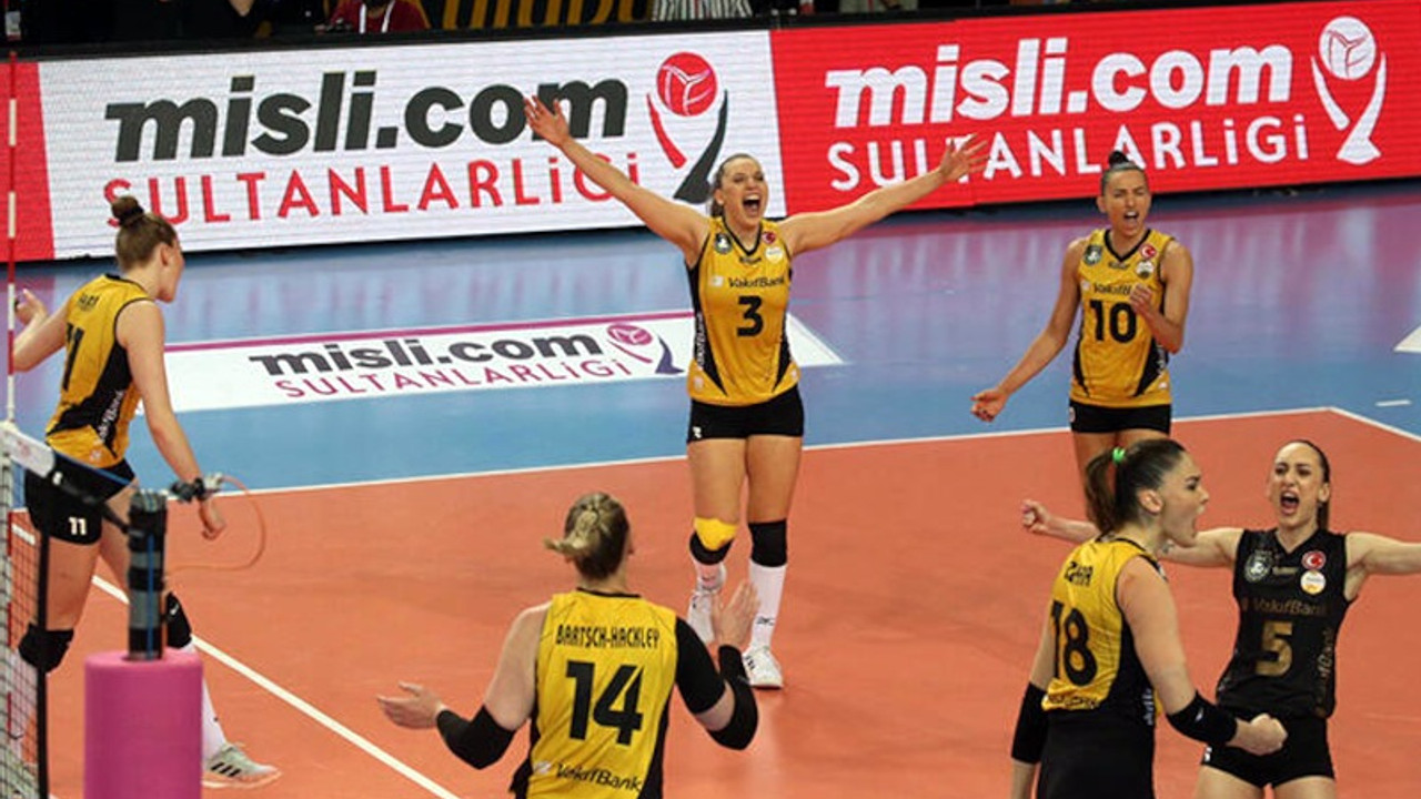 Türkiye Voleybol Sultanlar Ligi'nde şampiyon VakıfBank