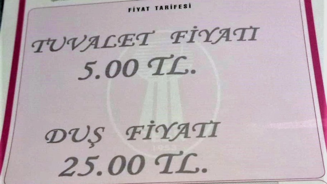 Umumi tuvalete yüzde 43 zam: 5 TL oldu