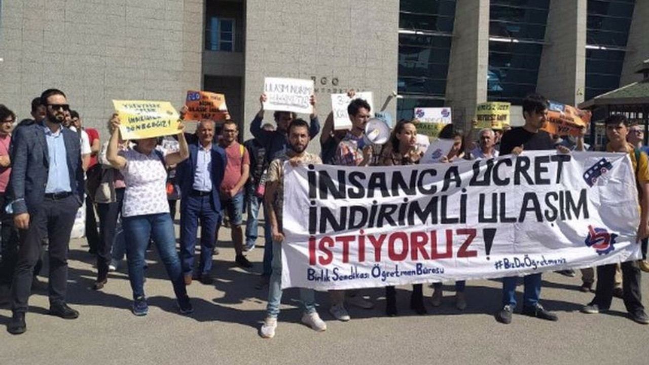 Özel okul öğretmenleri, Gökçek tarafından kaldırılan indirimli ulaşım hakkının iadesini istedi