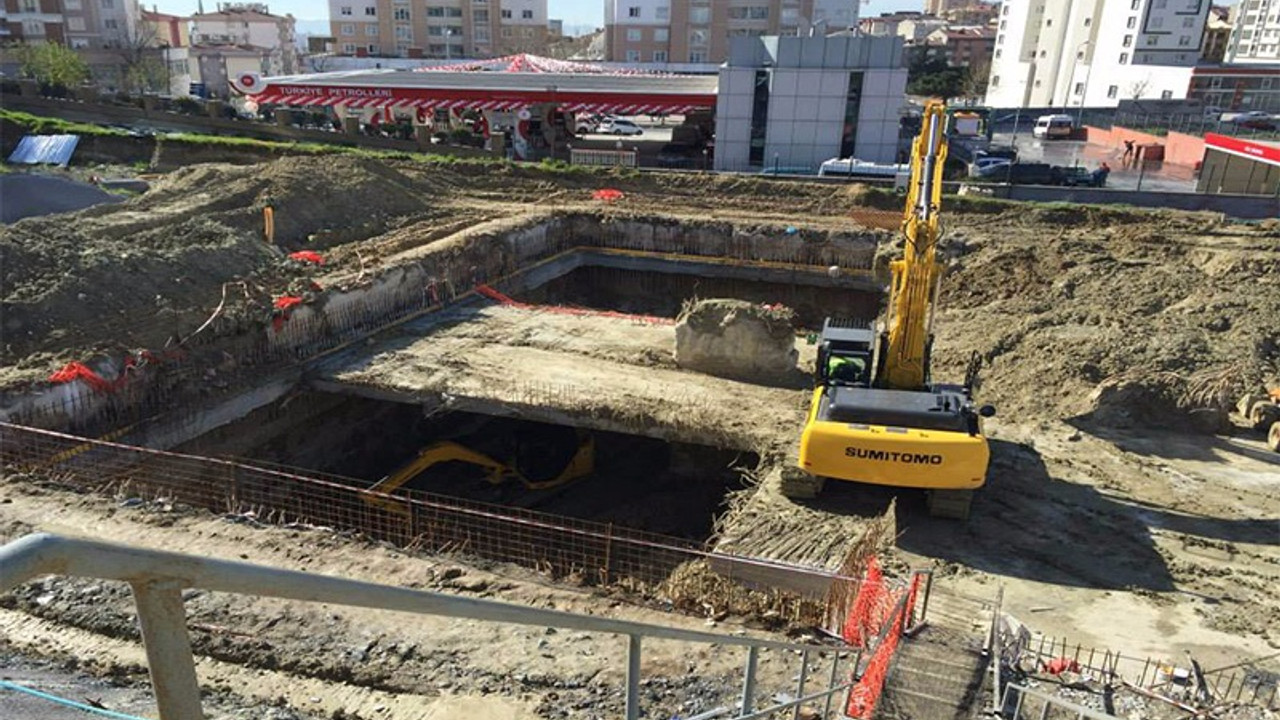 Metro şantiyesinde 1 işçi ağır yaralandı