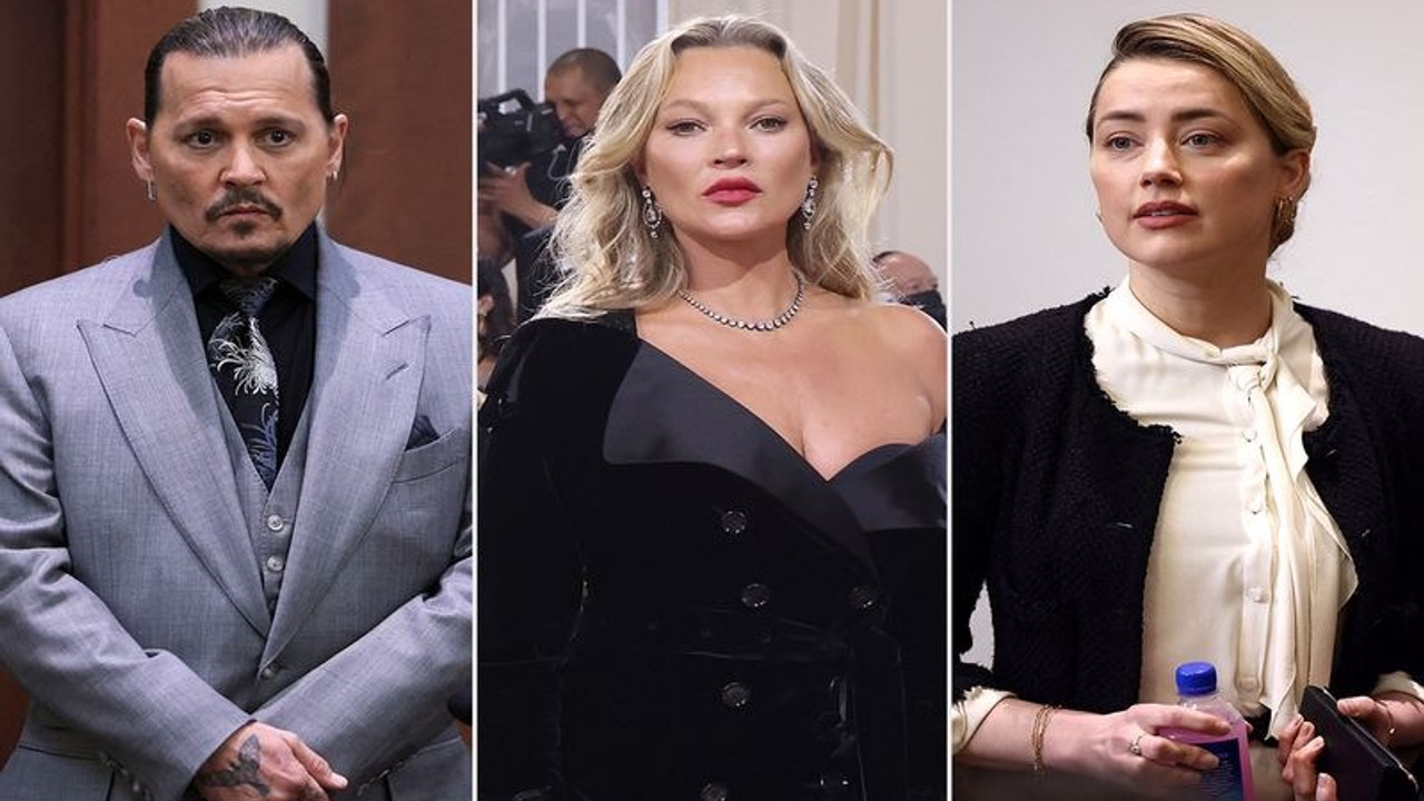 Johnny Depp, Amber Heard davası: Depp'in eski sevgilisi Kate Moss tanık olarak dinlendi