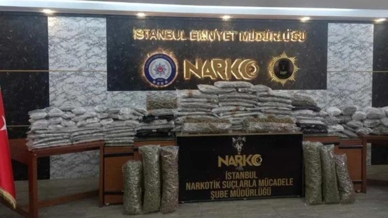 İstanbul'da 120 kilo marihuana yakalandı: 14 tutuklama