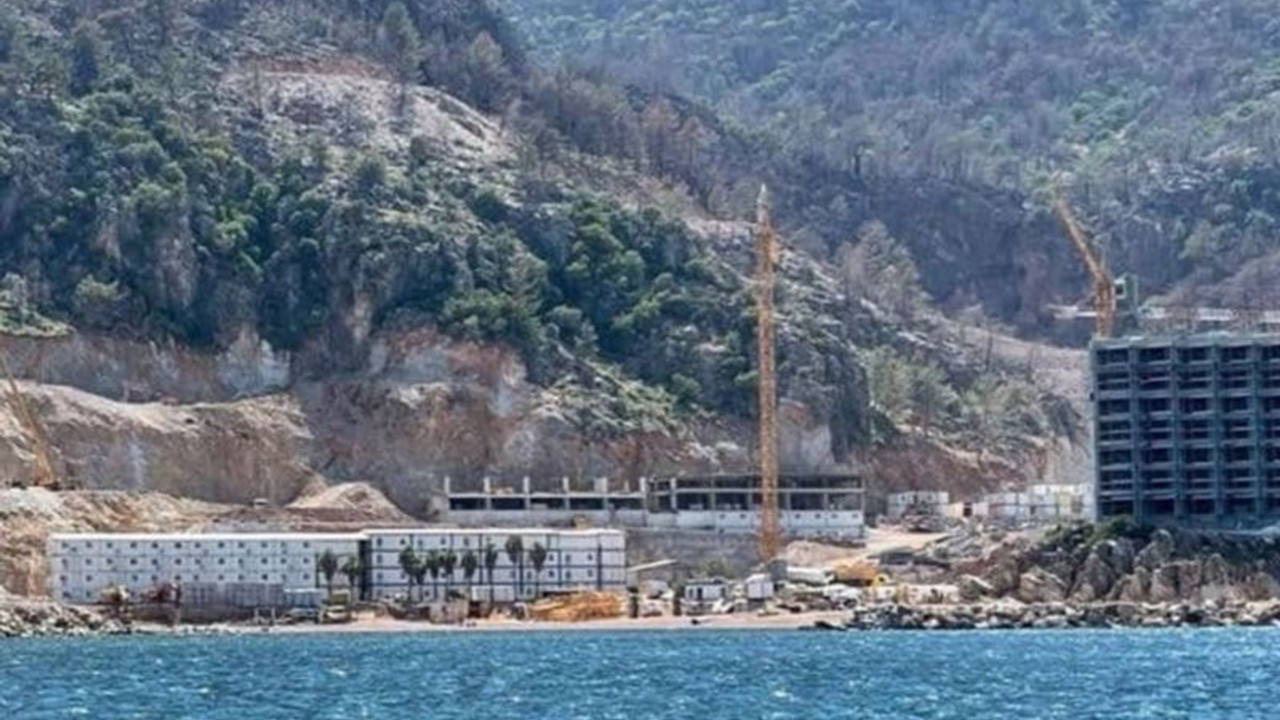 Sinpaş Marmaris’te doğa katliamına devam ediyor