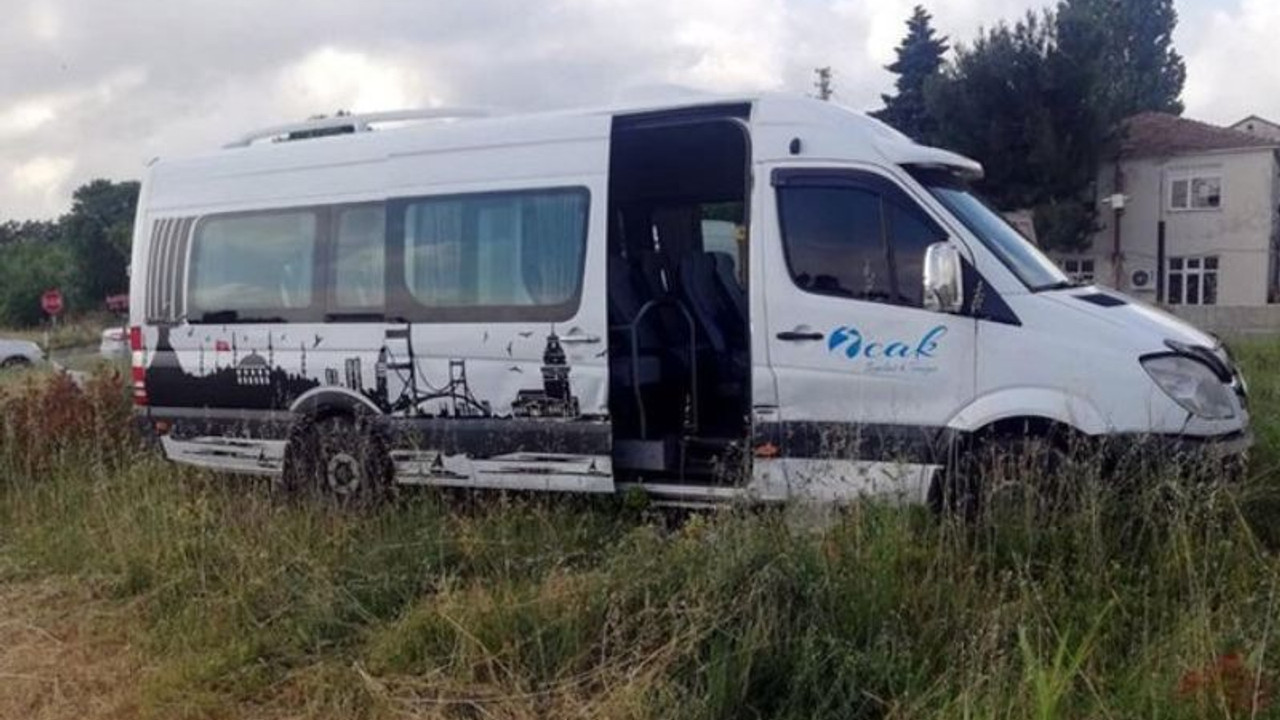 Tekirdağ'da okul servisi kazası: 6 öğrenci yaralandı