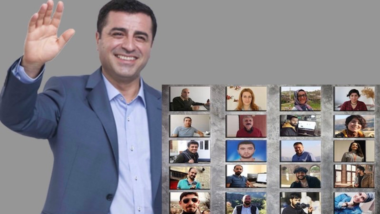 Demirtaş: Özgür basın emekçileri onurumuzdur, derhal serbest bırakılmalıdır