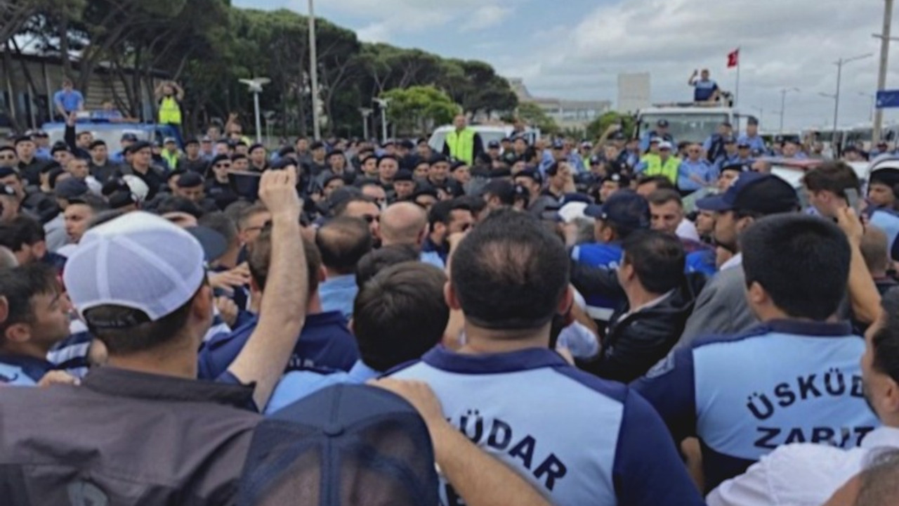 İBB ve Üsküdar Belediyesi zabıtaları arasında kavga