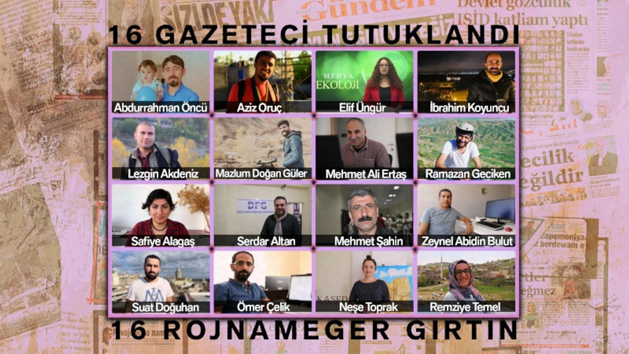 Urfa'da 16 kurumdan ortak açıklama: Gazetecileri serbest bırakın