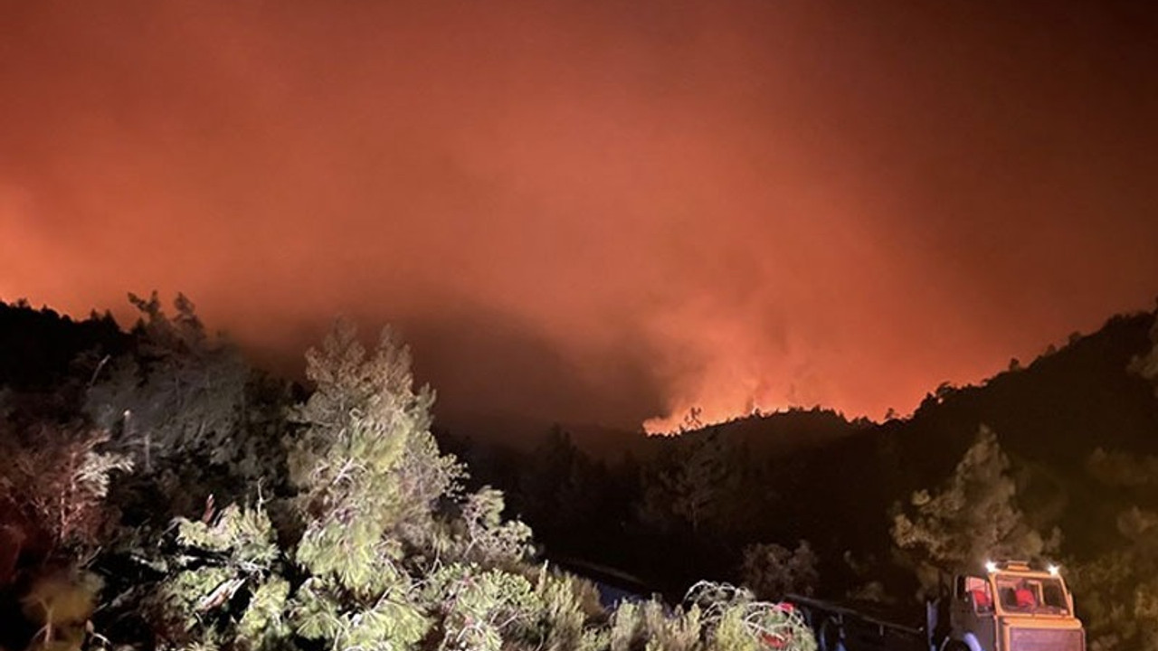 Marmaris'teki yangında 4 bin hektar kül oldu