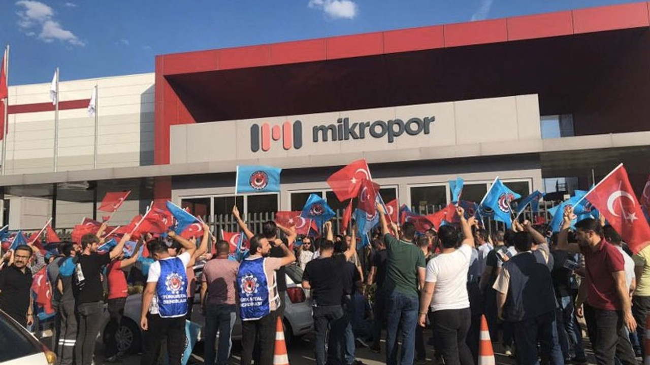 Mikropor işçileri: Çalışan arkadaşlara gözdağı verdiği için sendikaya üye olamıyorlar