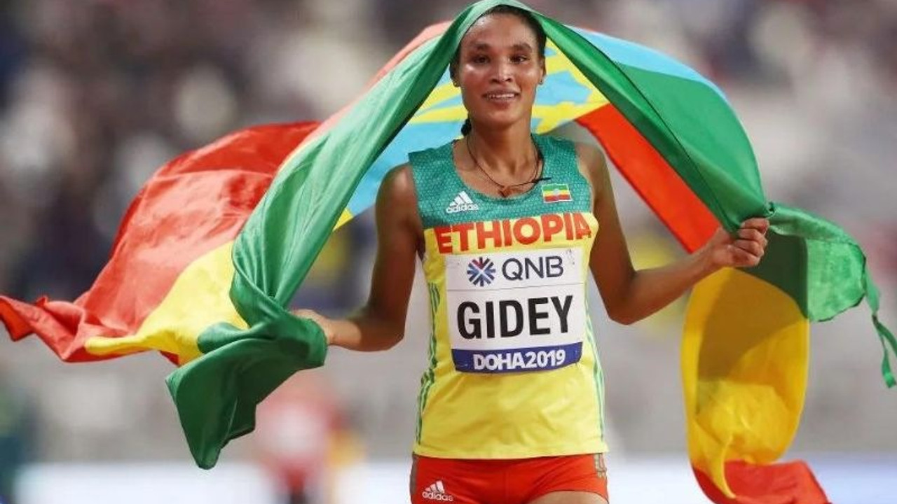 Dünya Atletizm Şampiyonası'nda Etiyopyalı Gidey'e altın madalya