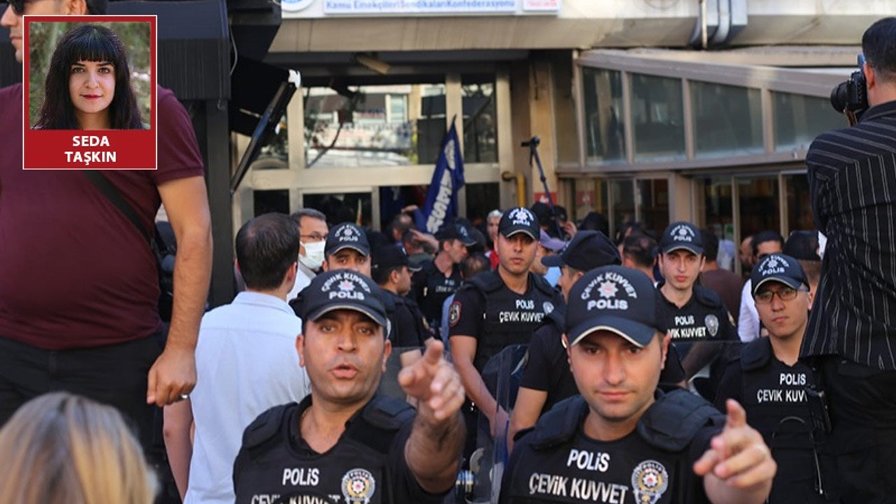 Ankara’da KESK’in düzenlediği eyleme polis müdahale etti