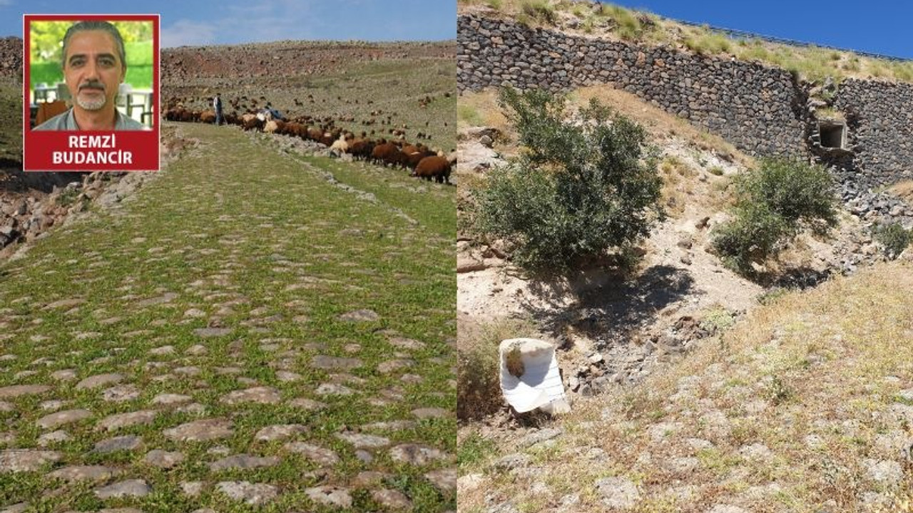 Karayolları ihmali, 2 bin 800 yıllık Urartu yolunu tahrip etti