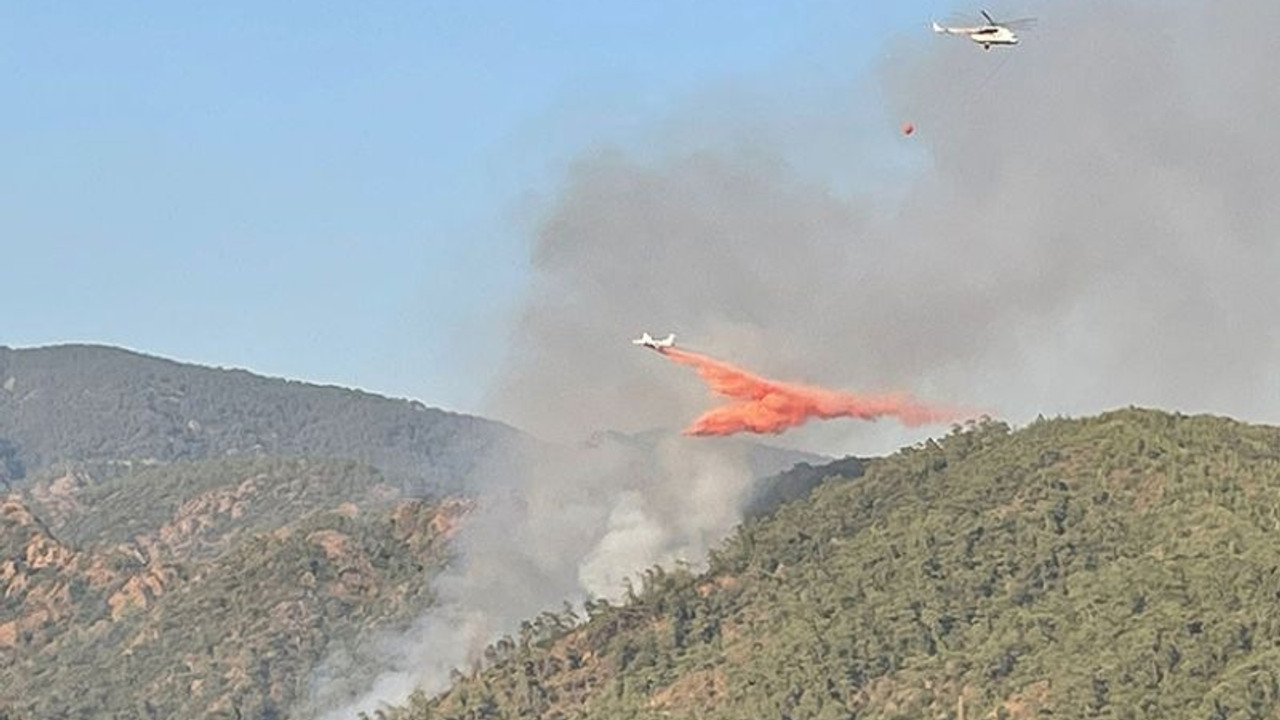 Marmaris'te çıkan orman yangını kontrol altına alındı