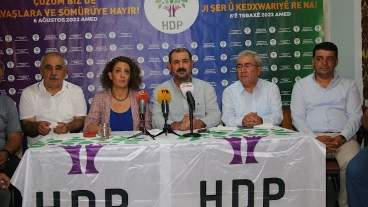 HDP'den Diyarbakır mitingine katılım çağrısı: Üçüncü yol için İstasyon Meydanı'ndayız