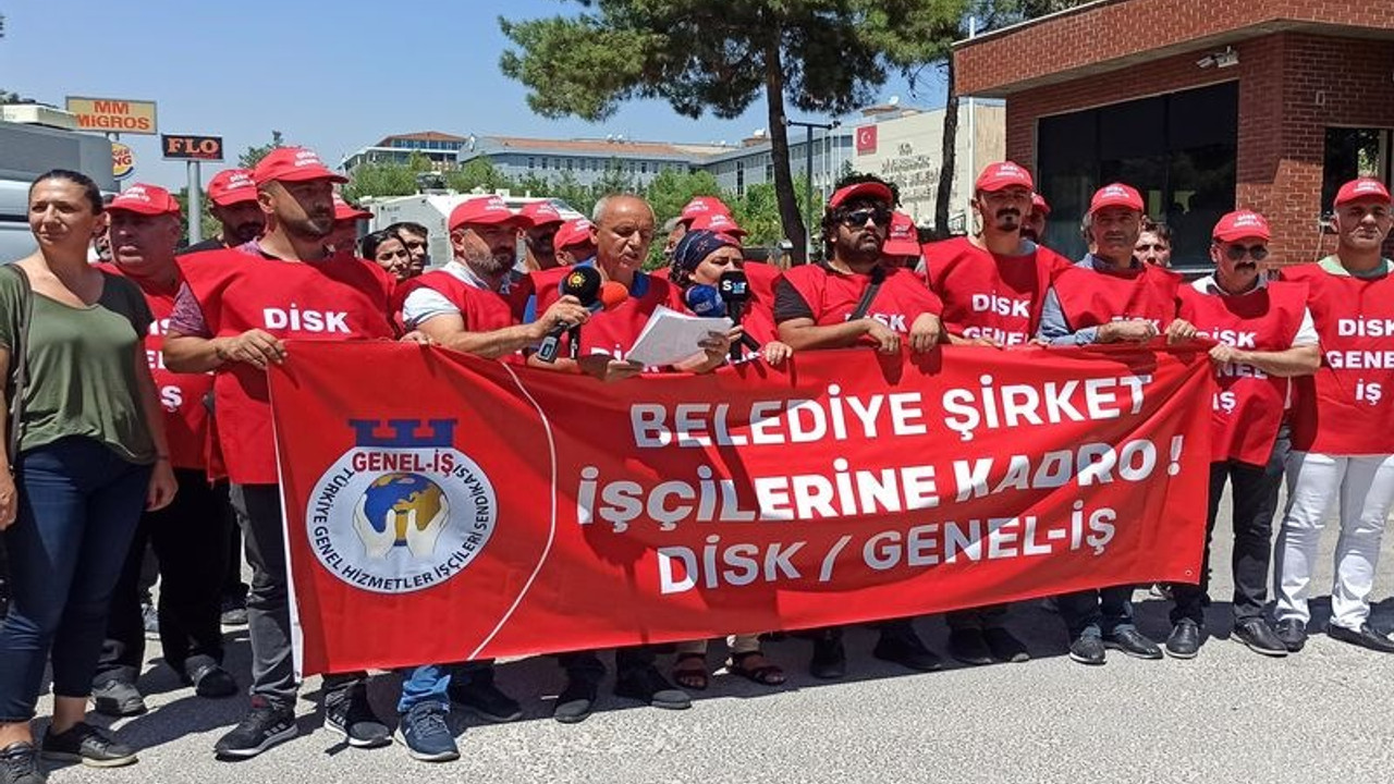 Diyarbakır'da belediye işçilerinden 'maaş' eylemi: Asgari ücretin altında çalıştırılıyoruz