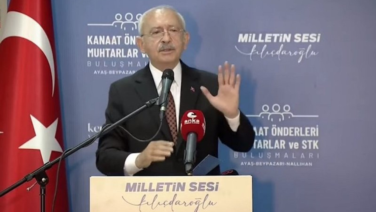 Kılıçdaroğlu: Biri yer biri bakar kıyamet ondan kopar