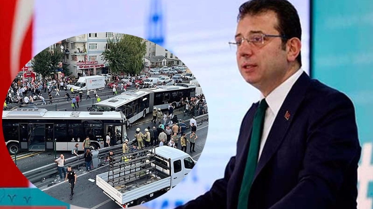 İmamoğlu'ndan metrobüs kazası açıklaması: Sürücü baygınlık geçirdi