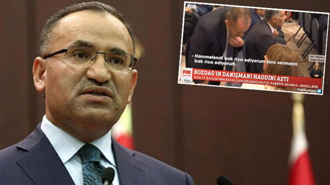 ÇGD, Bakan Bozdağ'a soru sorulmasını engelleyen basın danışmanına tepki gösterdi