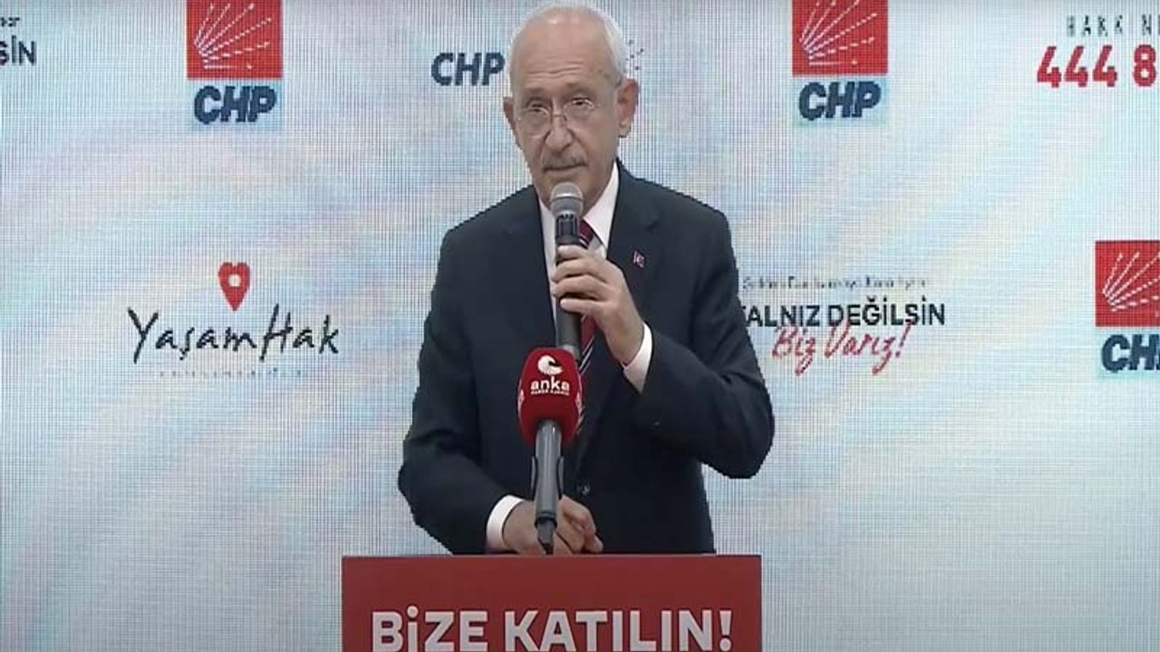 Kılıçdaroğlu Ankara'da konuştu: 'Onlar çetelere çalışıyor. Bu kardeşiniz halk için çalışacak'