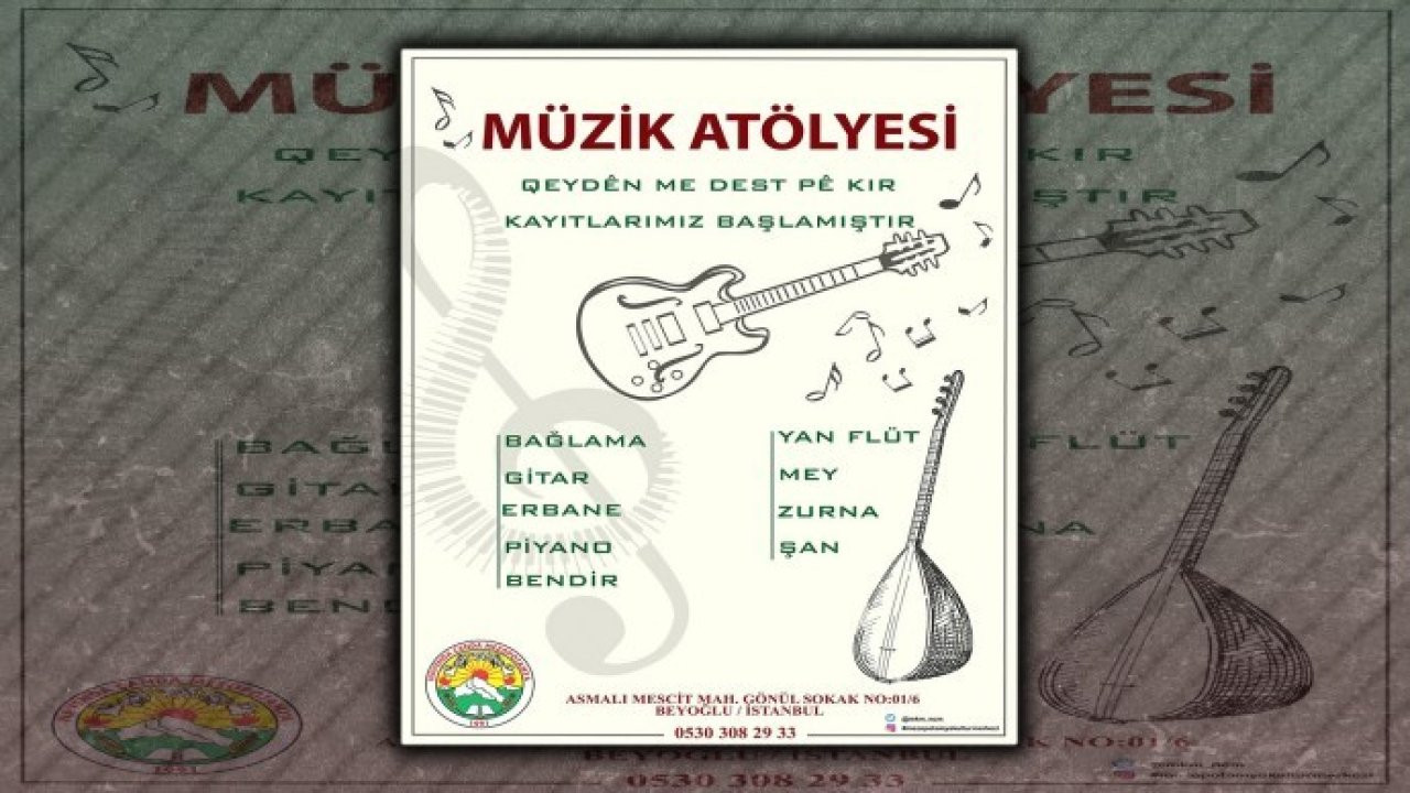 MKM müzik atölyesinin kayıtları 15 Ekim’de sona eriyor