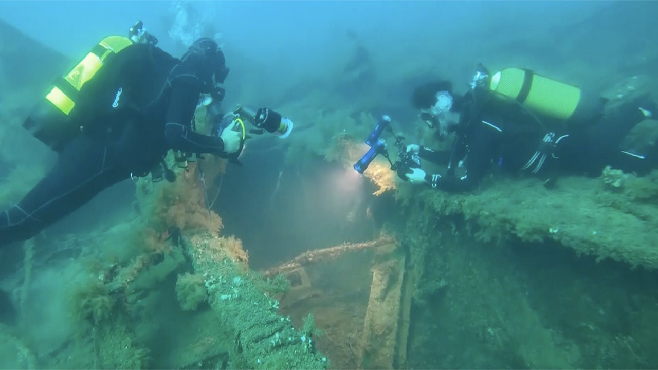 Dalış turizmine açılan Gelibolu Tarihi Sualtı Parkı yeni batık keşifleriyle genişliyor