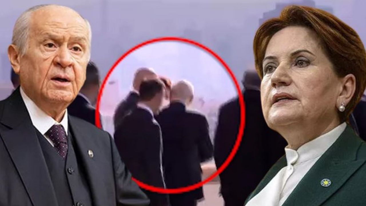 Akşener ve Bahçeli yıllar sonra tokalaştı