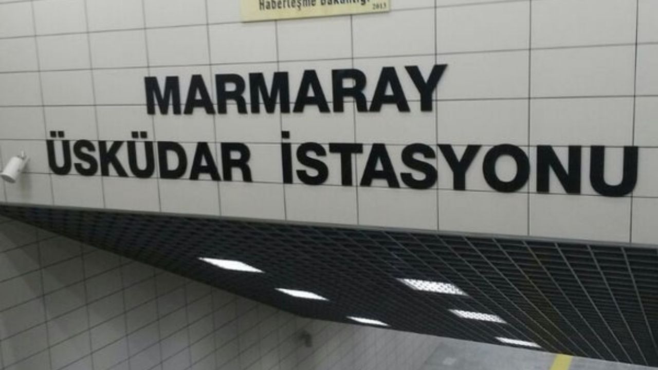 Üsküdar Marmaray İstasyonu 'acil durum' anonsuyla tahliye edildi