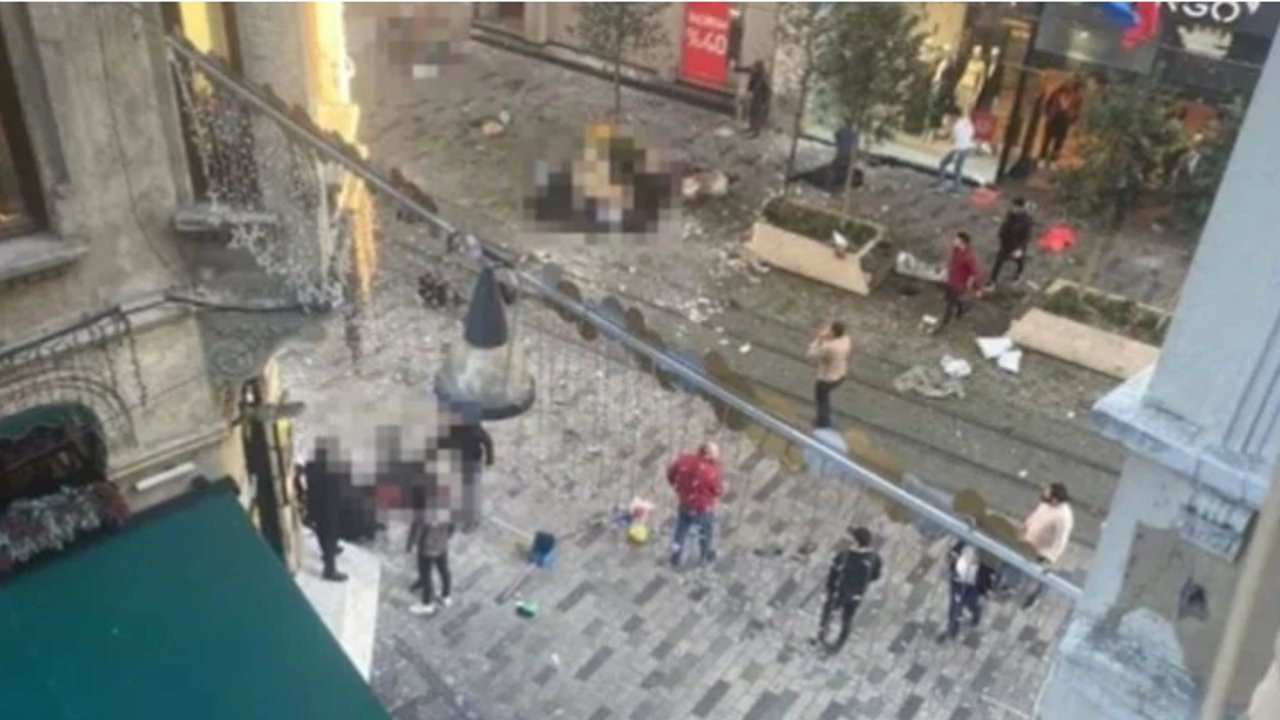 İstiklal Caddesi'nde patlama: 6 kişi öldü, 81 yaralı