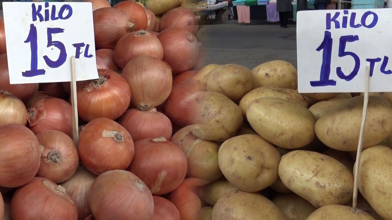 Patates-soğan 15 liraya dayandı, vatandaş kaygılı
