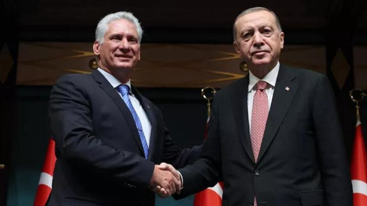 Erdoğan-Diaz-Canel görüşmesi: Altı anlaşma imzalandı, soru alınmadı