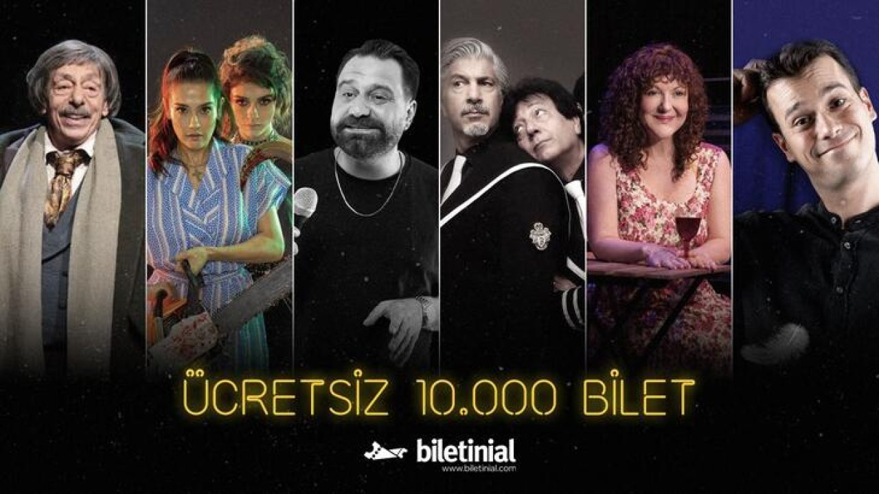 Biletinial’dan 'Şahane Kasım' sürprizi: 10 bin kişiye ücretsiz tiyatro bileti