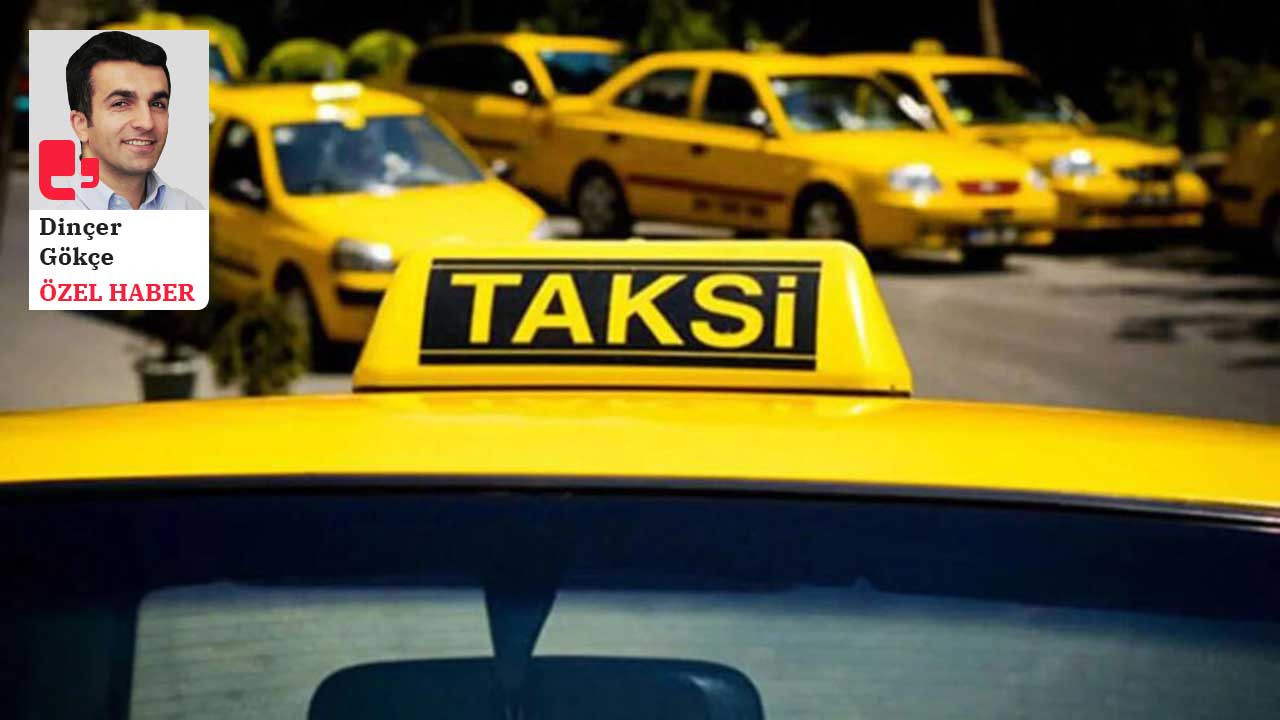 Taksi plakası vurgunu