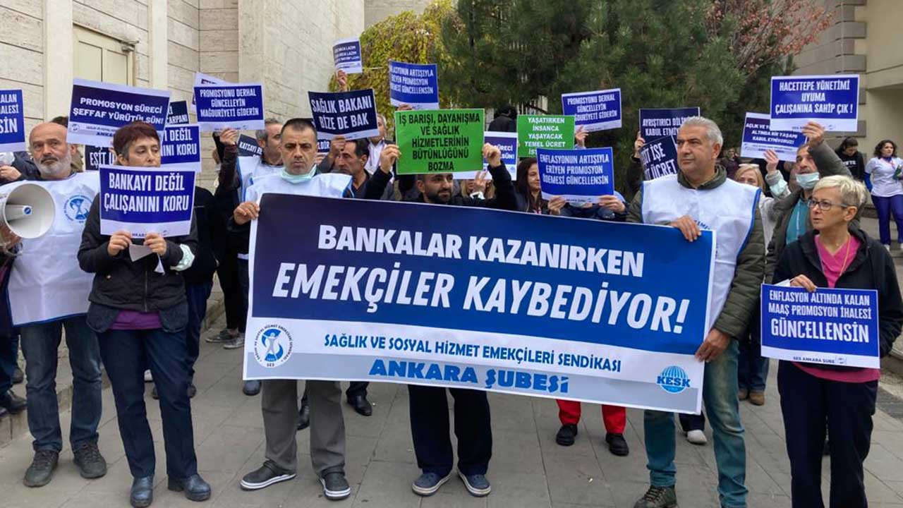 Sağlık emekçileri bakanlığa seslendi: Savaşa değil, sağlığa bütçe