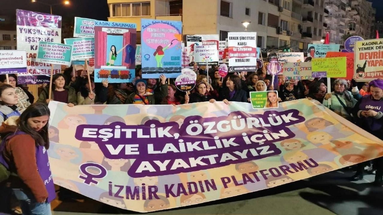 İzmir'de 25 Kasım: Eşitlik, özgürlük ve laiklik için ayaktayız