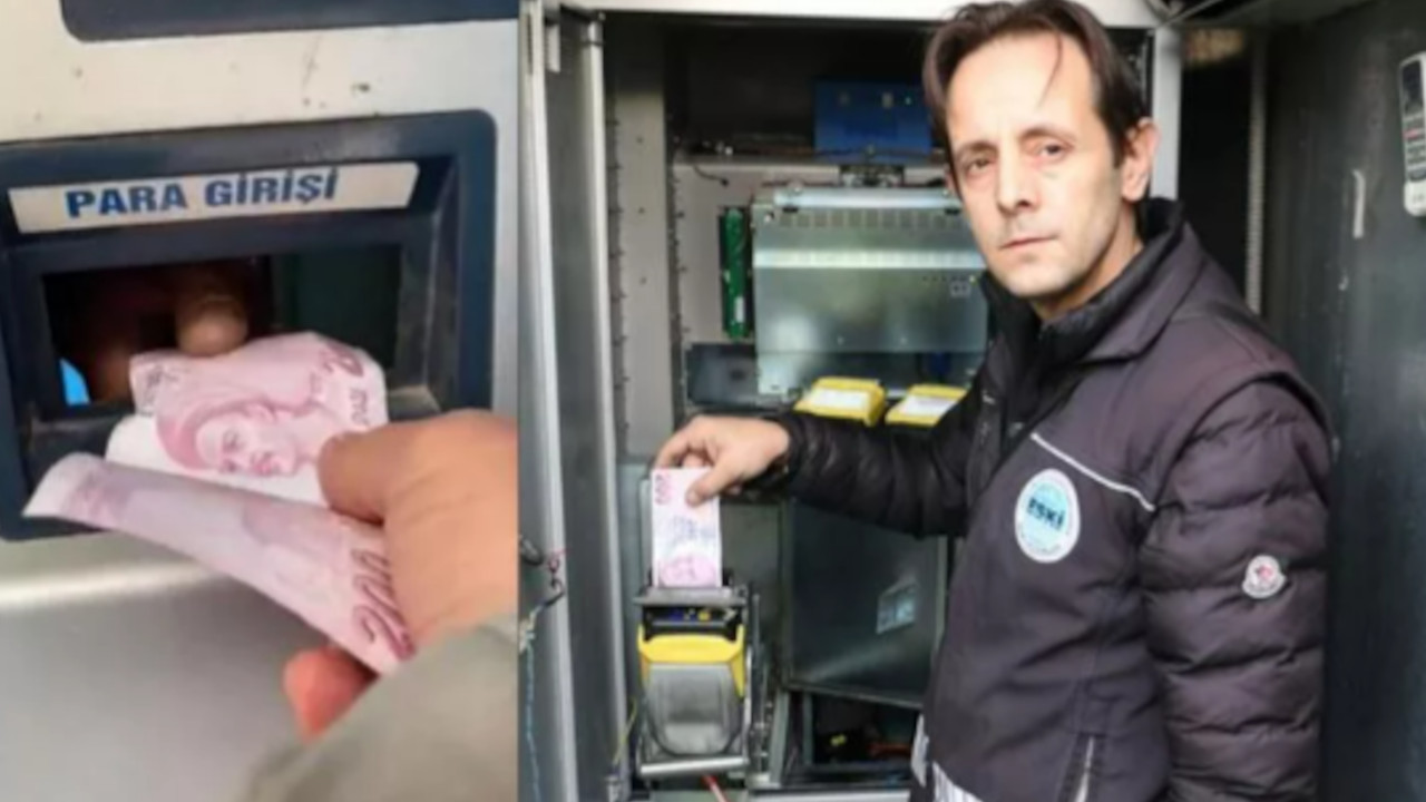 Arızalı Sumatik'te parayı eliyle alan personel: Farklı anlaşıldı